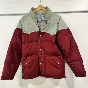 Struggle Gear, William Barry vintage down jacket.